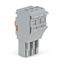 1-conductor female connector Push-in CAGE CLAMP® 4 mm² gray thumbnail 1