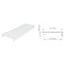 PMMA cover MF flat transparent L-2000mm W-43,9mm H-9,8mm thumbnail 4