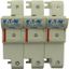 Fuse-holder, low voltage, 125 A, AC 690 V, 22 x 58 mm, 3P, IEC, With indicator thumbnail 1