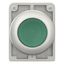 Illuminated pushbutton actuator, RMQ-Titan, Flat, momentary, green, Blank, Metal bezel thumbnail 10