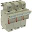 Fuse-holder, low voltage, 125 A, AC 690 V, 22 x 58 mm, 3P, IEC, UL thumbnail 3