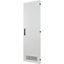 Door to switchgear area, ventilated, L, IP30, HxW=2000x1200mm, grey thumbnail 2