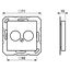 Centre plate f.Hifi socket A562-2AL thumbnail 6