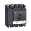 circuit breaker ComPact NSX160F, 36 KA at 415 VAC, TMD trip unit 125 A, 4 poles 3d thumbnail 4