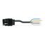 pre-assembled interconnecting cable Eca Socket/plug black thumbnail 5