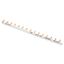 UNIPOLAR PIN BUSBAR FOR MTC - 1P 80A WHITE - 1 METRE thumbnail 2