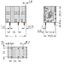 PCB terminal block 6 mm² Pin spacing 15 mm gray thumbnail 6