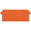 End and intermediate plate 2.5 mm thick orange thumbnail 1