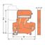 2-conductor disconnect terminal block;for DIN-rail 35 x 15 and 35 x 7. thumbnail 1