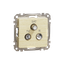 TV/R/SAT Socket intermediate 10db, Sedna, Wood birch thumbnail 4