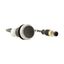 Pushbutton, Flat, momentary, 1 NC, Cable (black) with M12A plug, 4 pole, 0.5 m, black, Blank, Bezel: titanium thumbnail 17