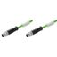 EtherCat Cable (assembled), Connecting line, Number of poles: 4, 0.5 m thumbnail 1