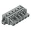 1-conductor female connector CAGE CLAMP® 2.5 mm² gray thumbnail 1