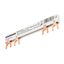 Busbar, 2-pole, L3, 1xRCCB 4-pole to 1xRCBO 1+N, 6MW, 10mmý thumbnail 2