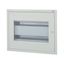 Complete flush-mounted flat distribution board with window, grey, 24 SU per row, 2 rows, type C thumbnail 4