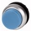 Pushbutton, RMQ-Titan, Extended, maintained, Blue, Blank, Bezel: titanium thumbnail 1