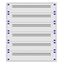 Distribution board insert KVN 60mm, 4-24K, 6-rows thumbnail 1