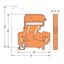 2-conductor disconnect terminal block;for DIN-rail 35 x 15 and 35 x 7. thumbnail 4