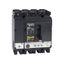circuit breaker ComPact NSX100B, 25 kA at 415 VAC, MicroLogic 2.2 trip unit 100 A, 4 poles 4d thumbnail 2