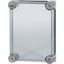 Cap, transparent smoky gray, lockable, HxWxD=250x187.5x50mm thumbnail 2