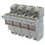 Fuse-holder, low voltage, 125 A, AC 690 V, 22 x 58 mm, 3P + neutral, IEC, UL thumbnail 5