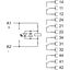 Relay module Nominal input voltage: 12 VDC 4 changeover contacts thumbnail 4