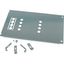 Mounting plate, +mounting kit, for NZM4, vertical, 4p, fixed version, HxW=600x800 thumbnail 4