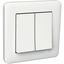 Exxact rocker switch 2-circuits white project pac thumbnail 3