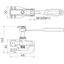 Rail connection clamp with detachable ratchet thumbnail 2