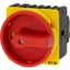 Main switch, P3, 100 A, flush mounting, 3 pole + N, Emergency switching off function, With red rotary handle and yellow locking ring, Lockable in the thumbnail 5