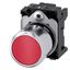 Pushbutton, compact, with extended stroke (12 mm), 22 mm, round, Metal, red, pushbutton, flat, momentary contact .... 3SU1250-0EB20-0AA0-Z Y15 thumbnail 2