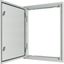 3-component flush-mounting door frame with door, double-bit lock, IP54, HxW=1760x800mm thumbnail 3
