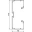 BRA 70170 EL Device installation trunking SIGNA STYLE 70x170 anodised 70x170x2000 thumbnail 2