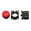 Set of Indicator Light Flat Red 24V thumbnail 1