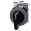 Illuminable selector switch, 30 mm, round, Metal matt, black, Selector switch long, front ring for flush  3SU1062-2EM10-0AA0-Z X90 thumbnail 2