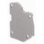 End plate for modular TOPJOB®S connector 1.5 mm thick gray thumbnail 2