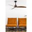 COPPER FAN Ø1280 MM BLACK 3 BLADES WOOD DARK thumbnail 2