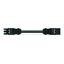 pre-assembled interconnecting cable B2ca Socket/plug black thumbnail 1