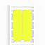 Device marking, Self-adhesive, 85 mm, Polyamide 66, yellow thumbnail 2