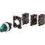 Illuminated selector switch actuator, RMQ-Titan, maintained, 3 positions, 2 NO, green, Blister pack for hanging thumbnail 5