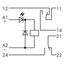 Relay module Nominal input voltage: 24 VDC 2 changeover contacts gray thumbnail 5