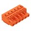 1-conductor female connector CAGE CLAMP® 2.5 mm² orange thumbnail 1