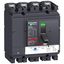 circuit breaker ComPact NSX160F, 36 KA at 415 VAC, TMD trip unit 80 A, 4 poles 3d thumbnail 1