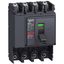 circuit breaker basic frame, ComPact NSX630S, 100 kA at 415 VAC 50/60 Hz, 630 A, without trip unit, 4 poles thumbnail 1