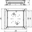 UZD 115170 350-3 Junction and branch box for screed height 115-170mm 510x467x115 thumbnail 2