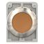 Illuminated pushbutton actuator, RMQ-Titan, flat, momentary, orange, blank, Front ring stainless steel thumbnail 5