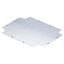 BACK-MOUNTING PLATE WITH SELF-TAPPING FIXING SCREWS - FOR BOXES 240X190 - IN GALVANISED STEEL thumbnail 2