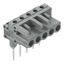 Female connector for rail-mount terminal blocks 0.6 x 1 mm pins angled thumbnail 1