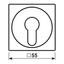 Centre plate for kew switch insert A528PLMO thumbnail 5