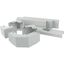 Plinth, corner section, HxWxD=100x1050x1050mm, grey thumbnail 4